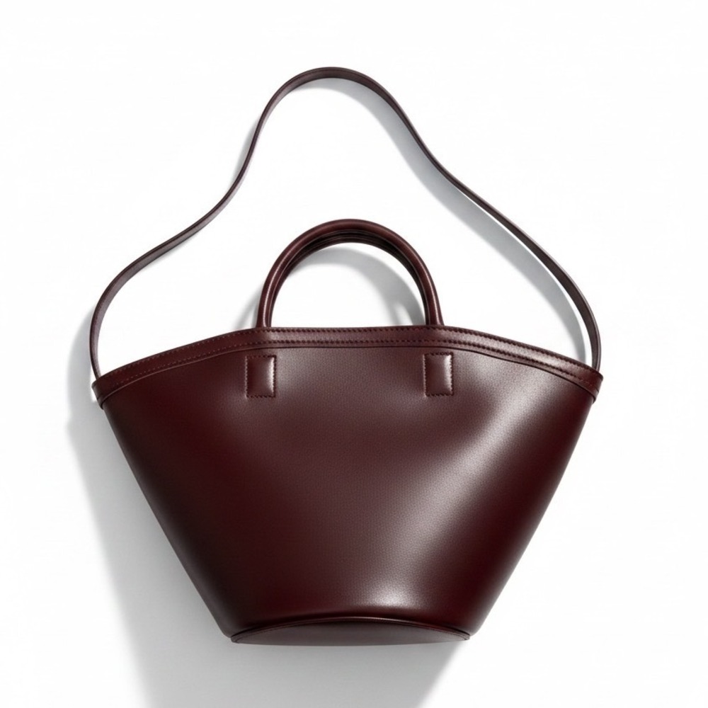 Trademark Burgundy Leather Tote